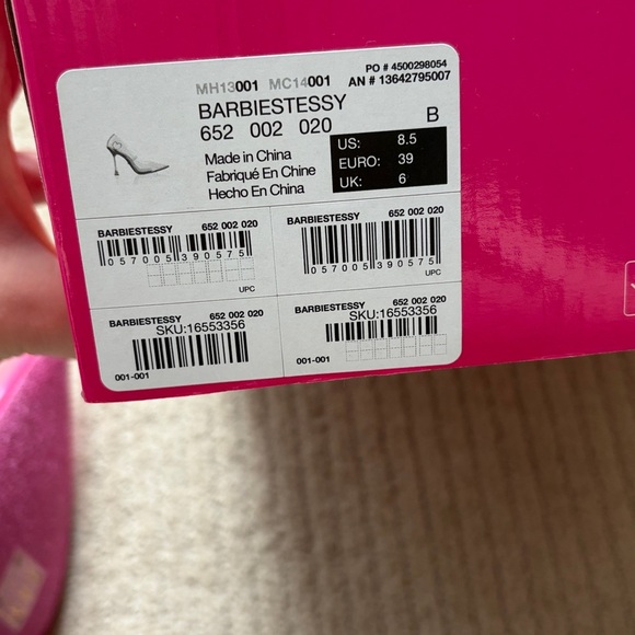 Aldo x Barbie High-Heel Shoes, 8.5, Pink - Picture 6 of 11